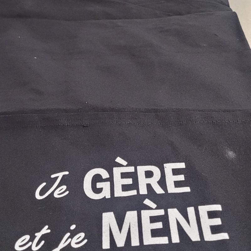 Tablier "Je gère et je mène"