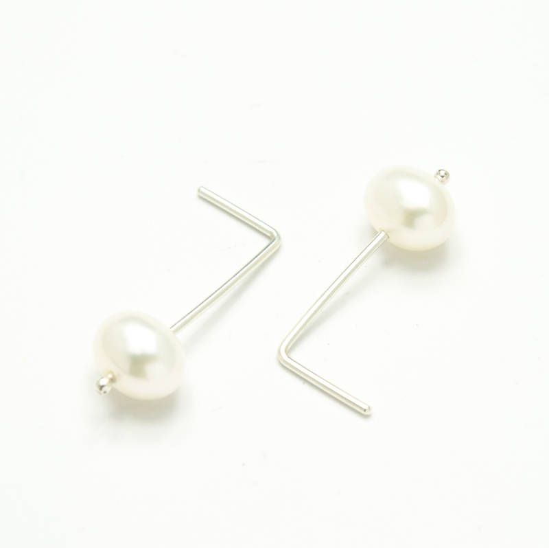 Boucles d'oreilles perles classiques