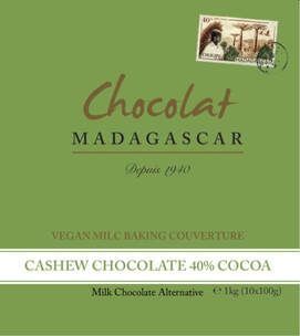 Chocolat de couverture au lait de noix de cajou 65% Cacao - 1kg