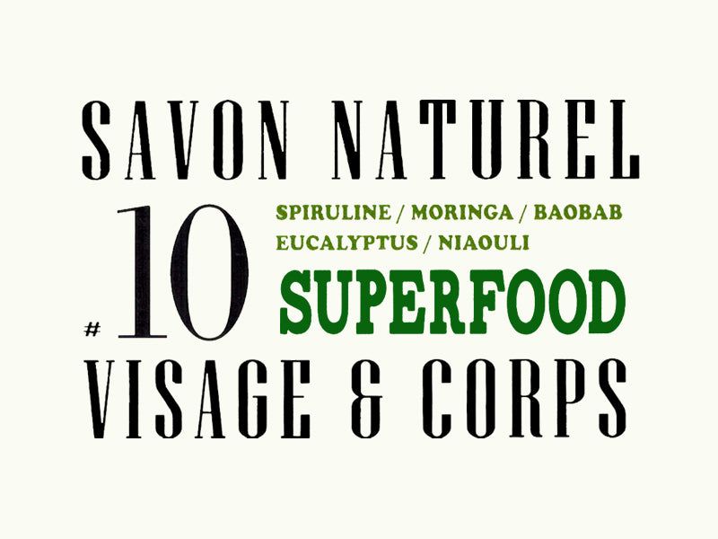 Savon artisanal naturel - Superfood