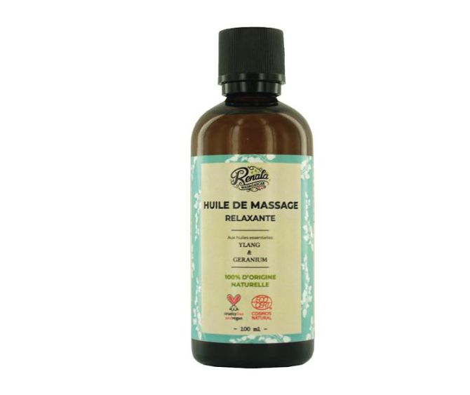 Huile de Massage Relaxante - Bio