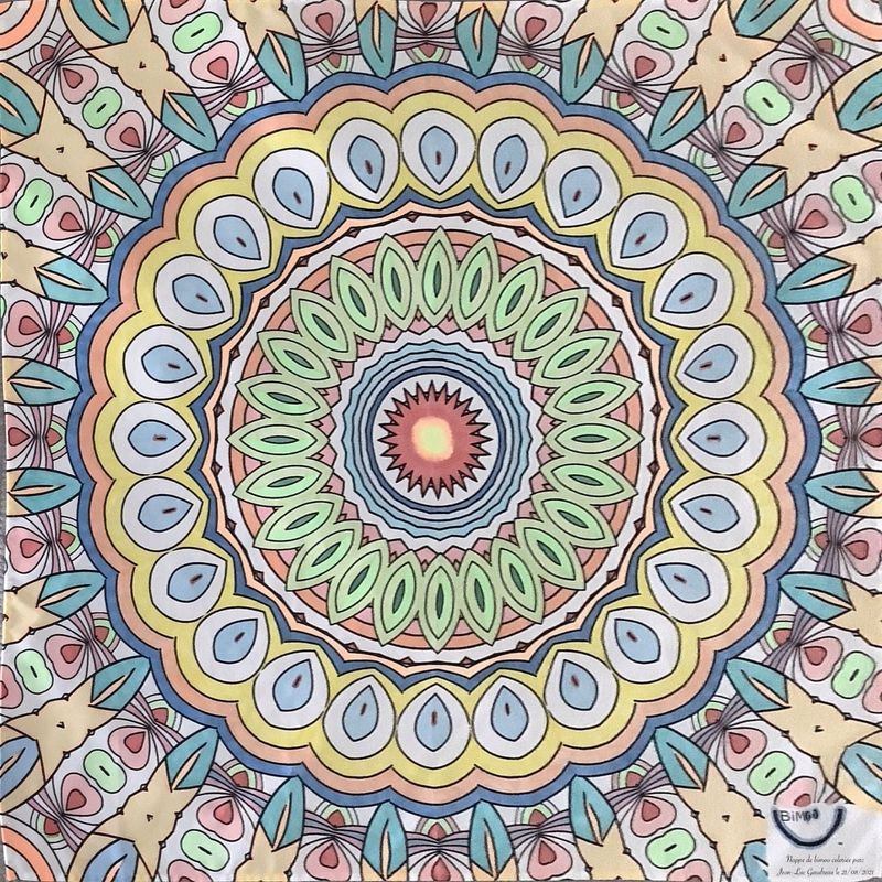 Mandala - Nappe à colorier