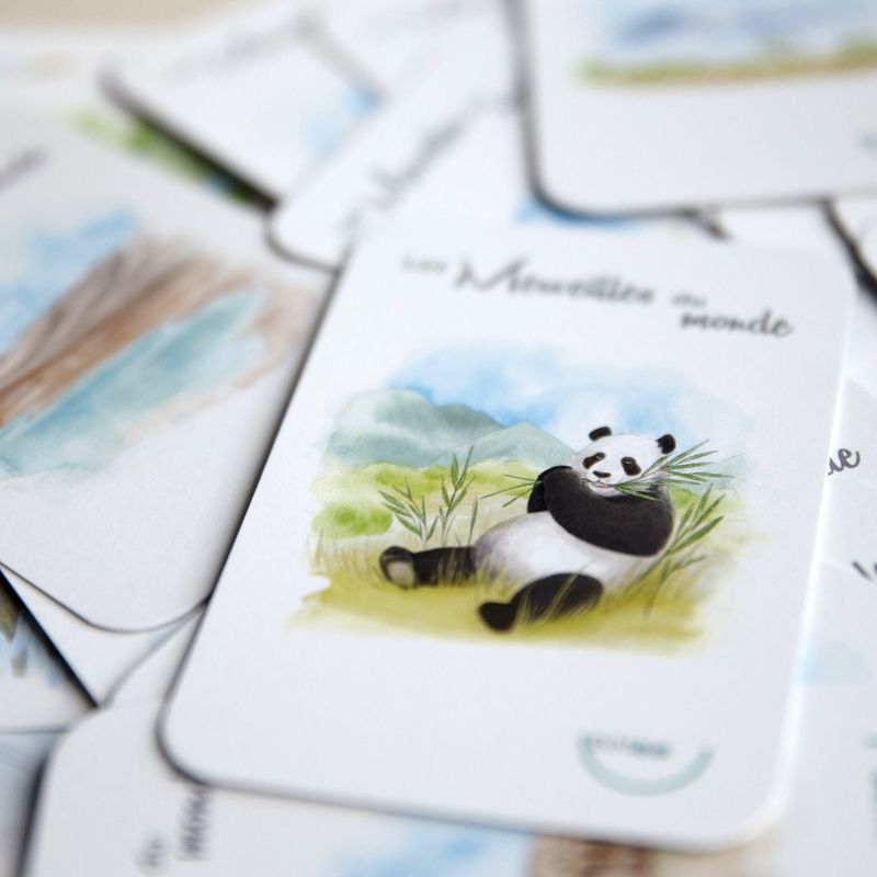 Cartes les Merveilles du monde - en Français seulement