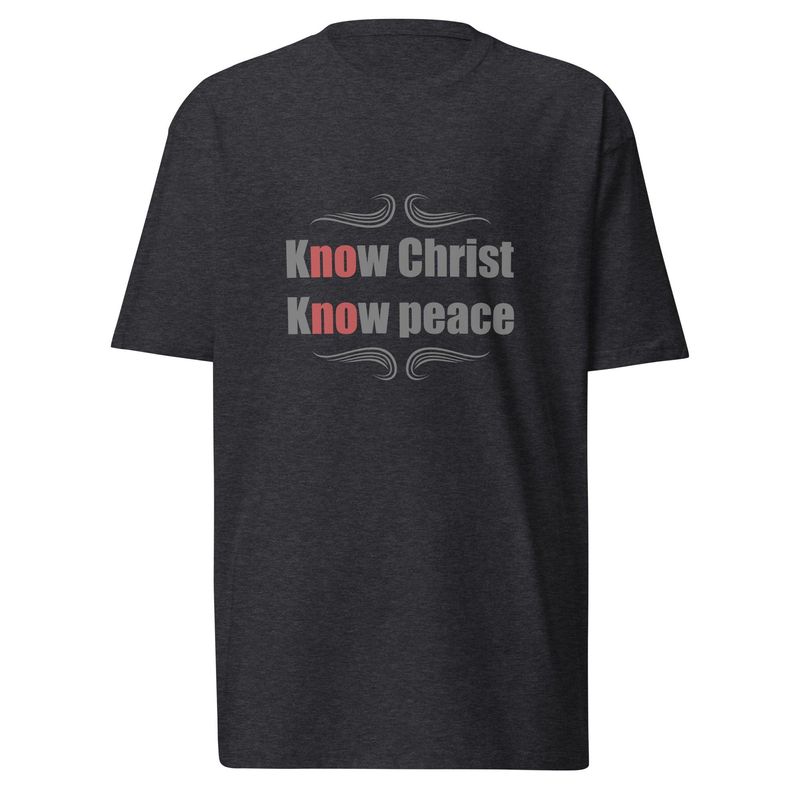 T-shirt chrétien haut de gamme pour homme | Cadeau Biblique