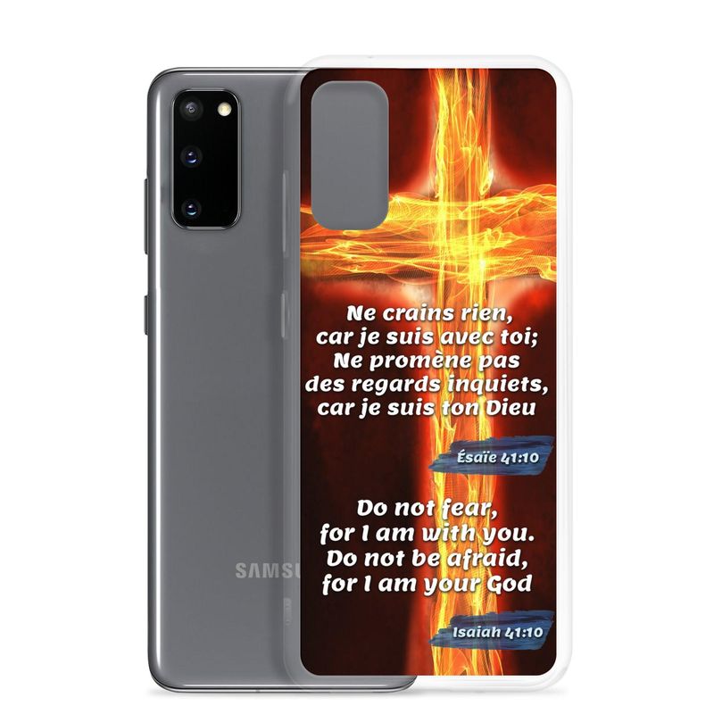 Étui Samsung Galaxy avec verset biblique | Cadeau Biblique