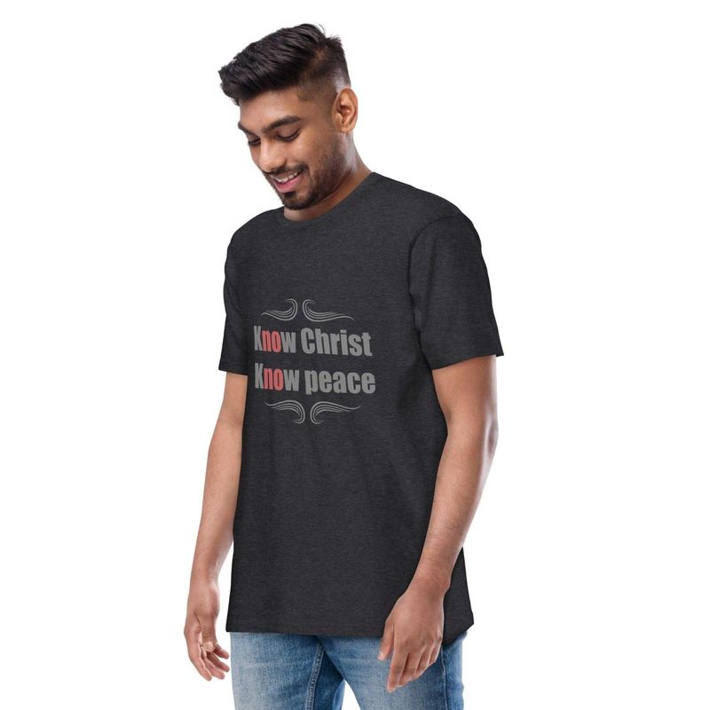 T-shirt chrétien haut de gamme pour homme | Cadeau Biblique