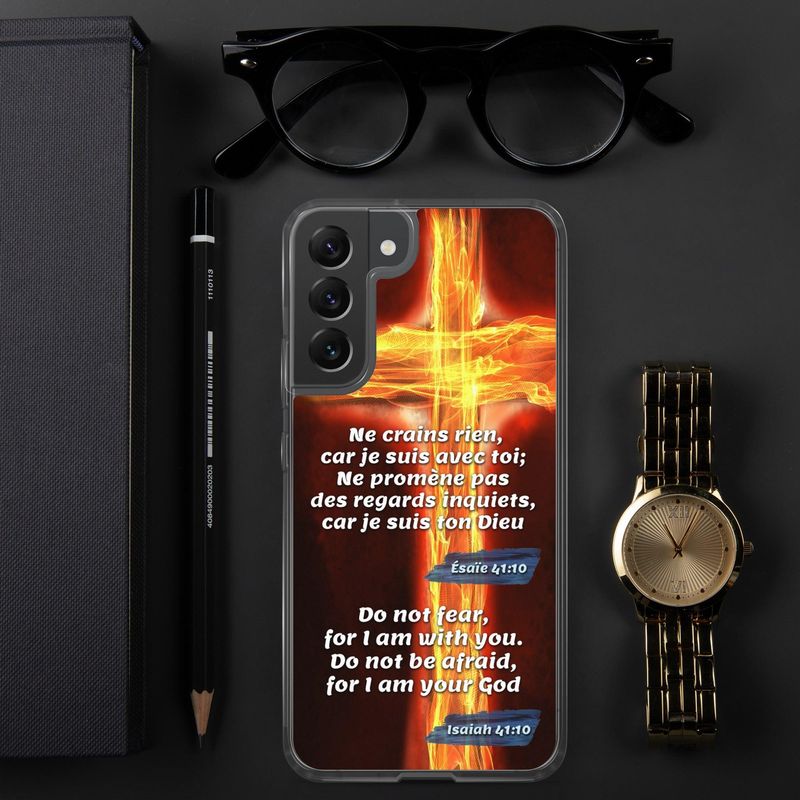 Étui Samsung Galaxy avec verset biblique | Cadeau Biblique