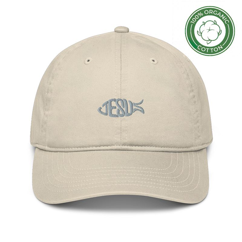 Casquette de baseball chrétienne bio avec Jésus chez Cadeau Biblique