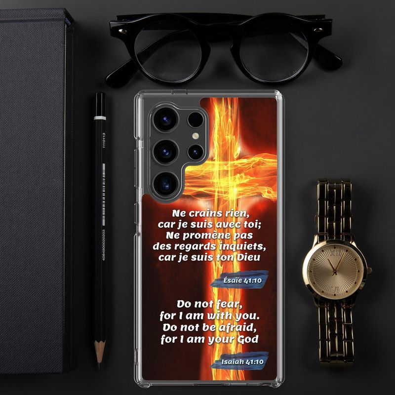 Étui Samsung Galaxy avec verset biblique | Cadeau Biblique