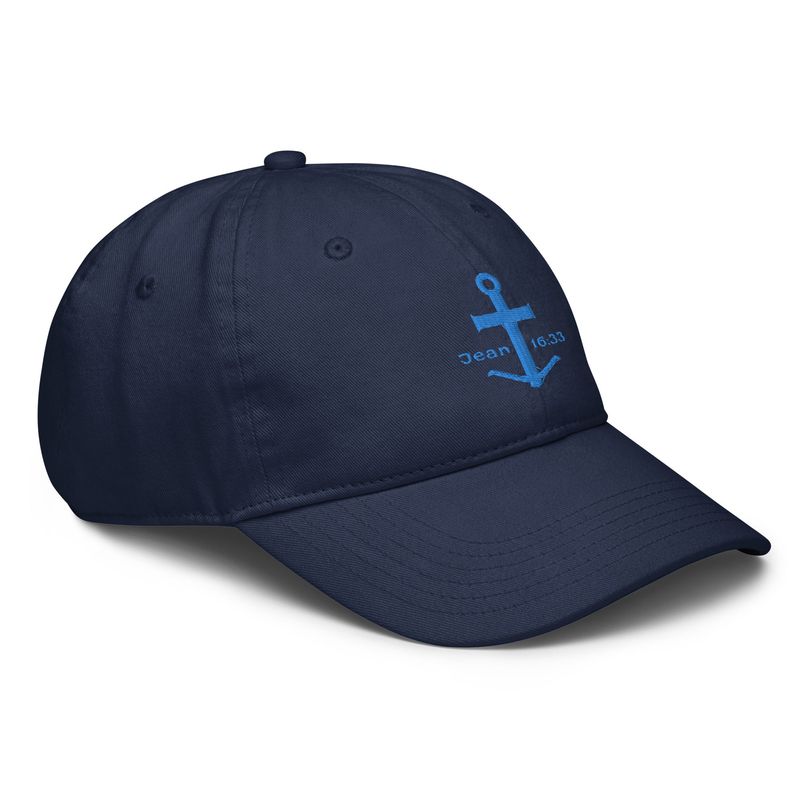 Casquette de baseball Champion avec verset biblique Jean 16:33