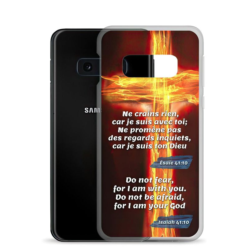 Étui Samsung Galaxy avec verset biblique | Cadeau Biblique