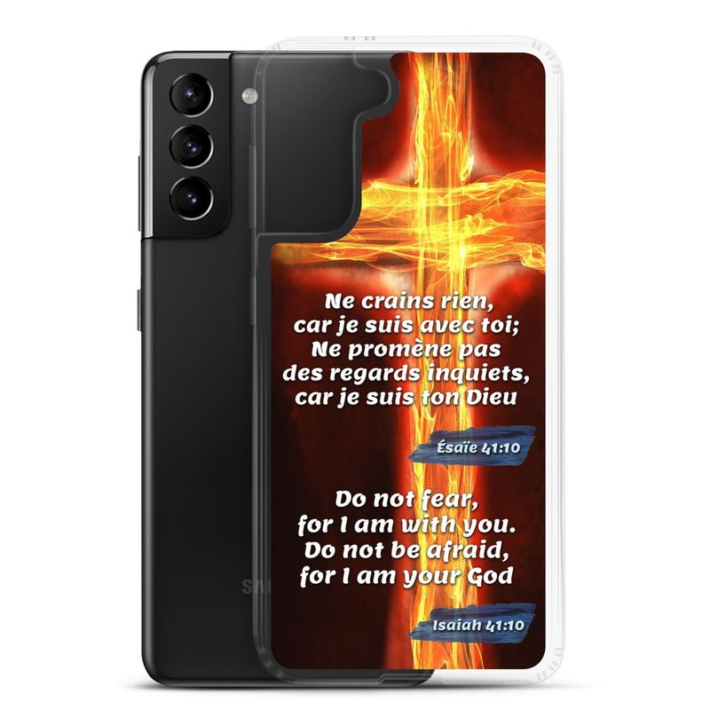 Étui Samsung Galaxy avec verset biblique | Cadeau Biblique