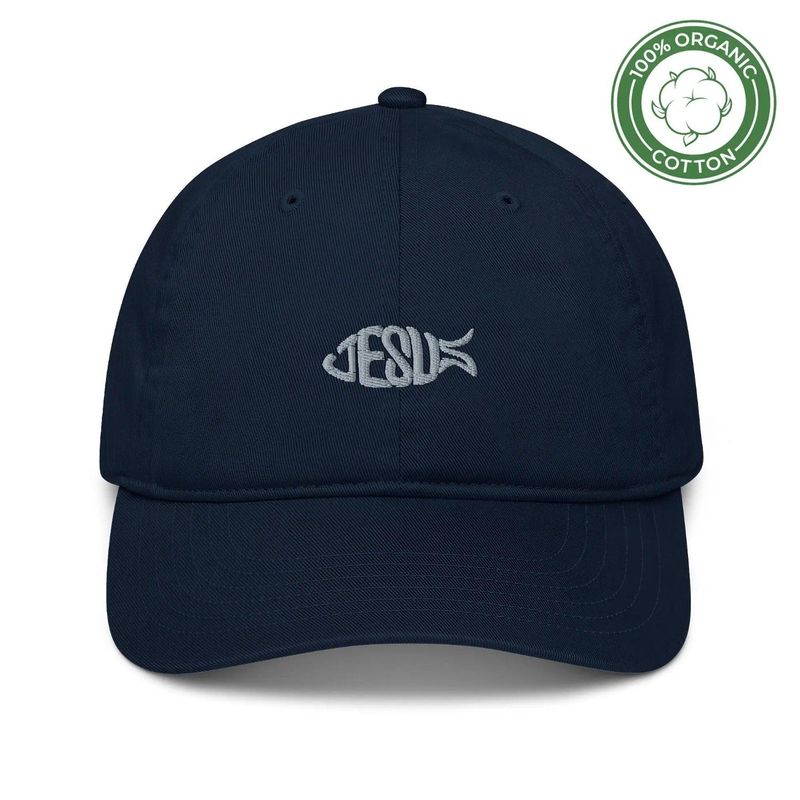 Casquette de baseball chrétienne bio avec Jésus chez Cadeau Biblique