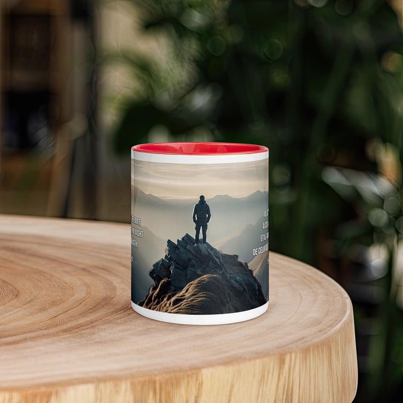 Tasse chrétienne avec verset biblique Ésaïe 40:29 chez Cadeau Biblique