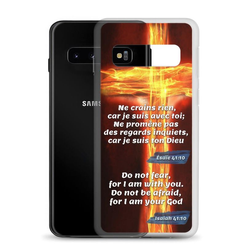 Étui Samsung Galaxy avec verset biblique | Cadeau Biblique