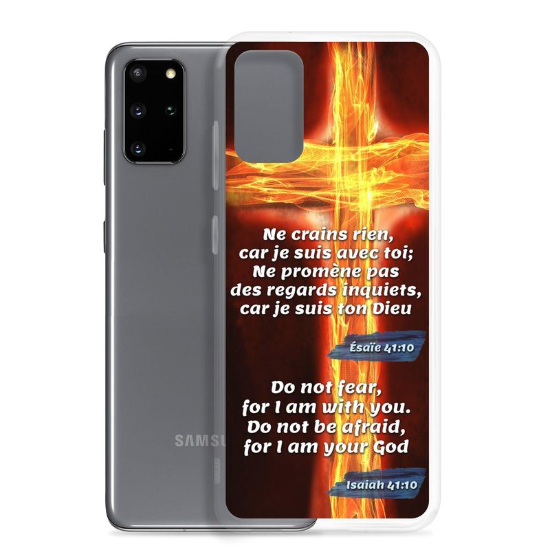 Étui Samsung Galaxy avec verset biblique | Cadeau Biblique