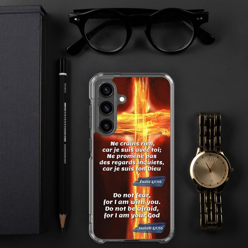 Étui Samsung Galaxy avec verset biblique | Cadeau Biblique