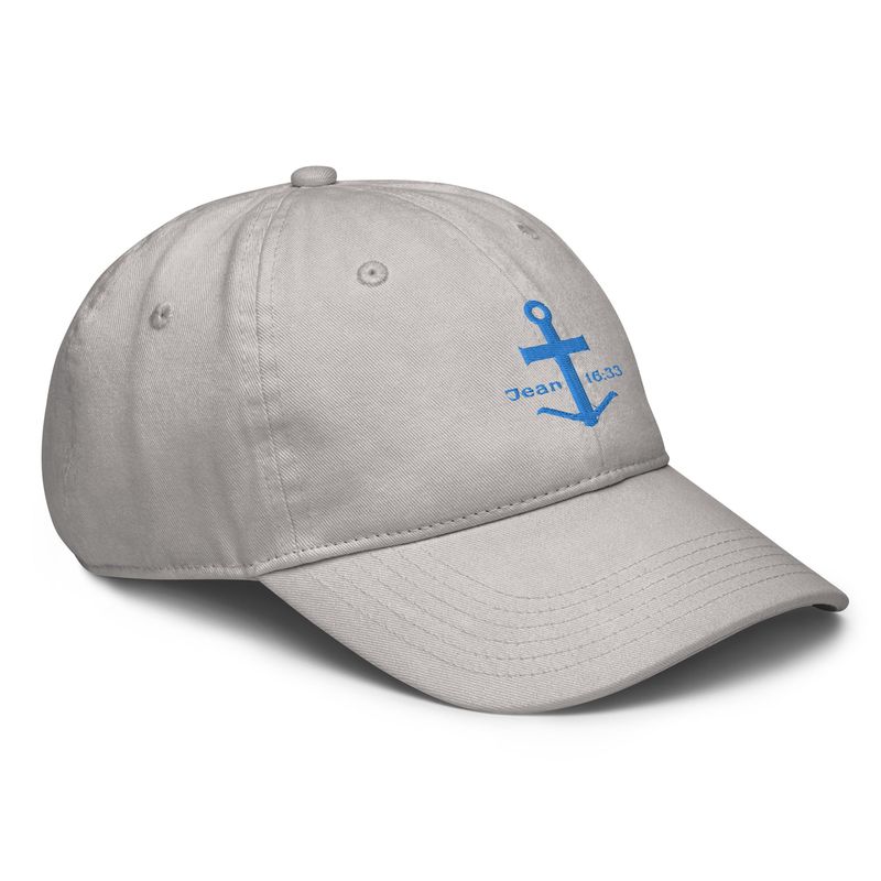 Casquette de baseball Champion avec verset biblique Jean 16:33