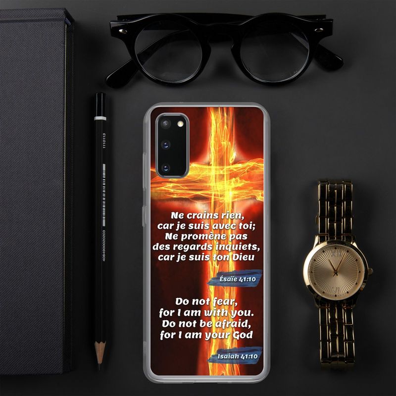 Étui Samsung Galaxy avec verset biblique | Cadeau Biblique