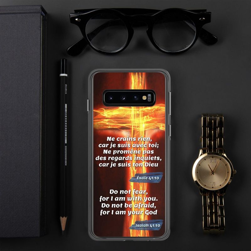 Étui Samsung Galaxy avec verset biblique | Cadeau Biblique