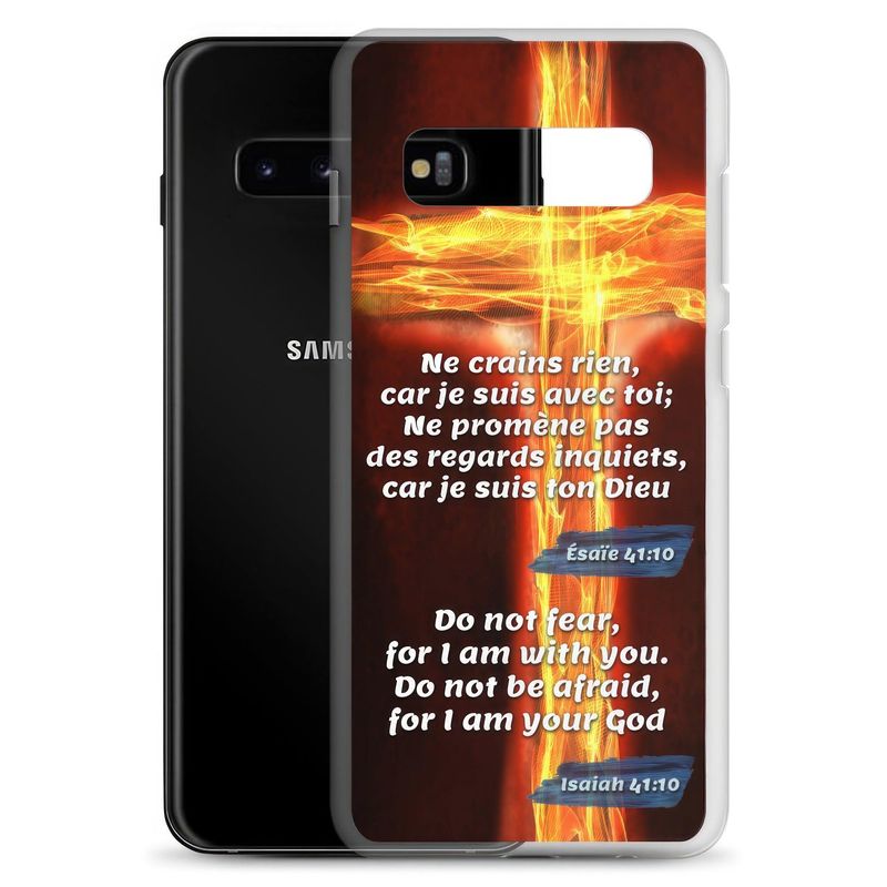 Étui Samsung Galaxy avec verset biblique | Cadeau Biblique