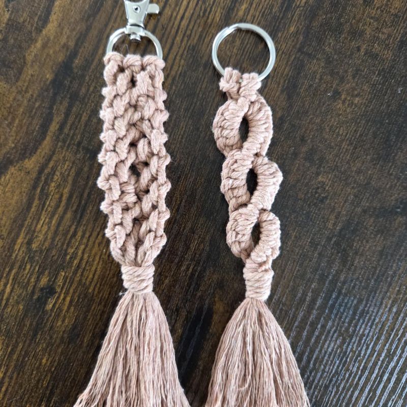 Porte-clés en macramé (2)