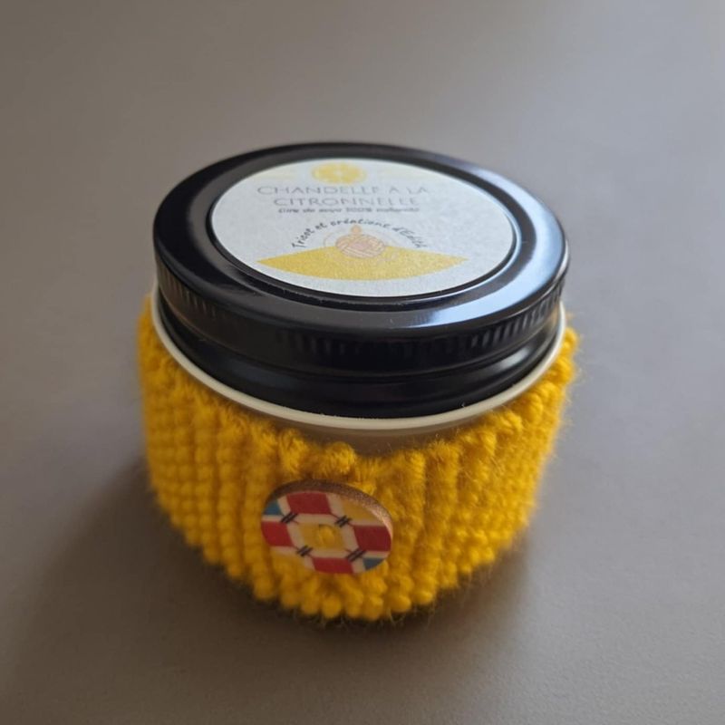 Chandelle à la citronnelle