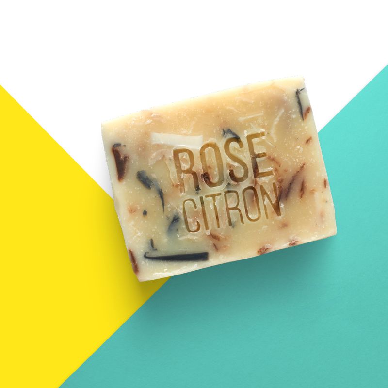 Savon exfoliant pour le corps - Choco-café - Cèdre &amp; Menthe (exfoliant) au poivre, Avec emballage de carton