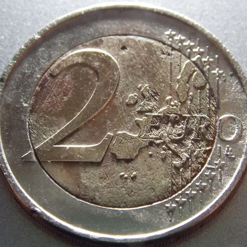 2 Euro - 2002 G - ERREUR - ALLEMAGNE