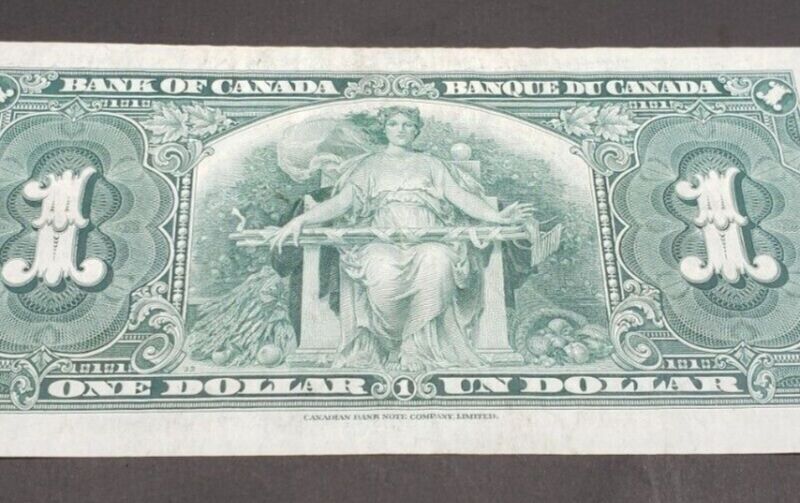 1937 Banque du Canada 1 $ Un dollar Gordon-Towers
