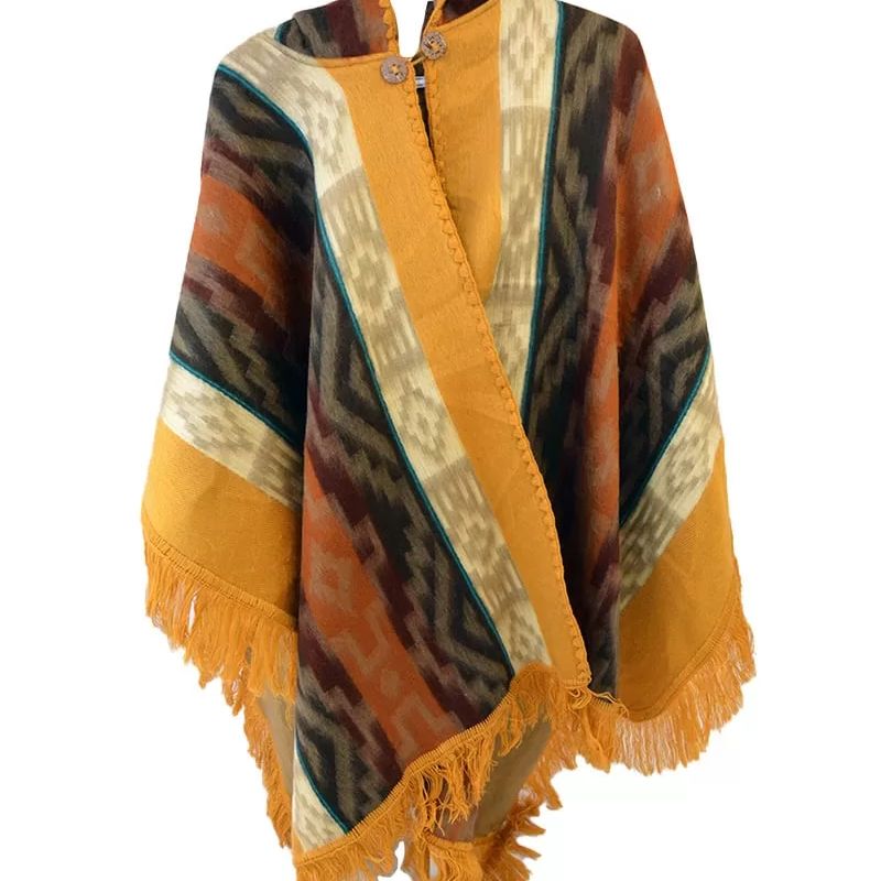 Cape poncho avec capuchon (divers couleurs)