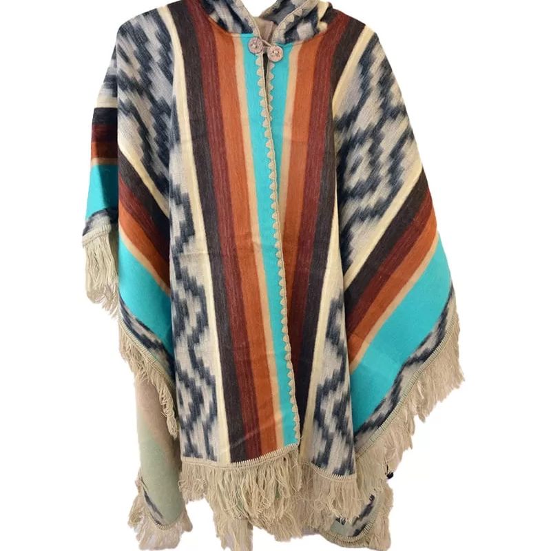 Cape poncho avec capuchon (divers couleurs)