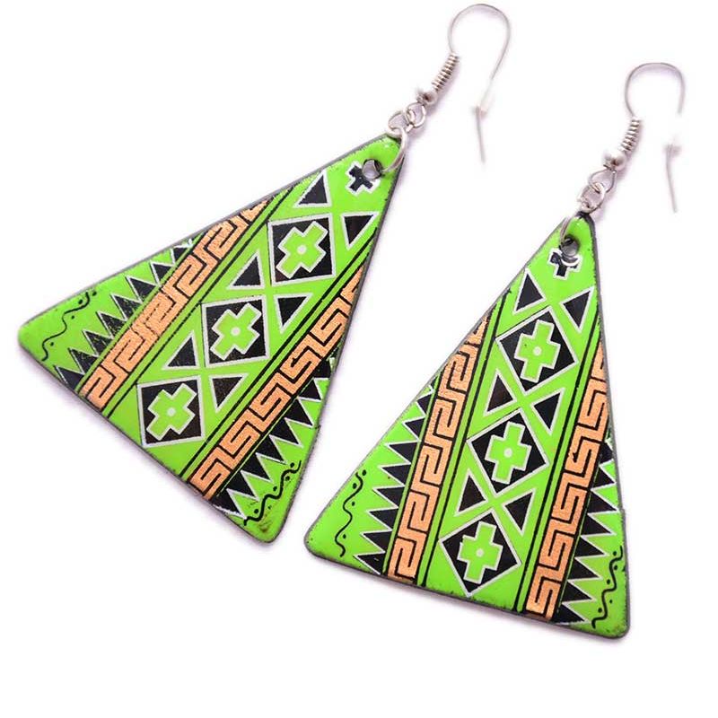 Boucles d’oreilles sur bois (Choix)