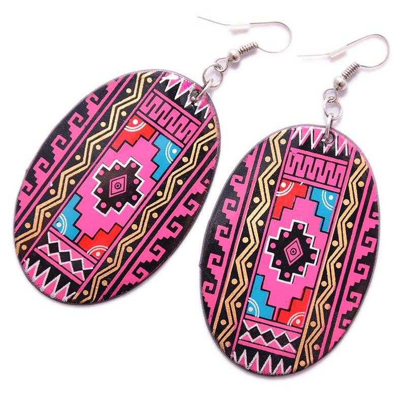 Boucles d’oreilles sur bois (Choix)