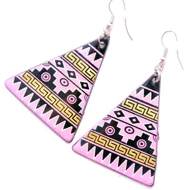 Boucles d’oreilles sur bois (Choix)
