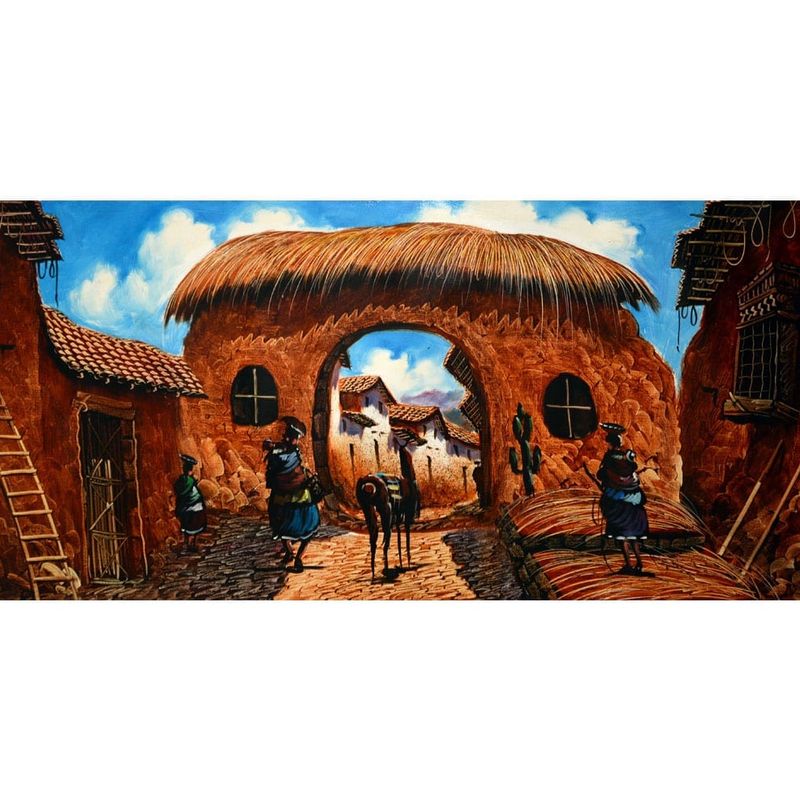 Peinture - Les paysannes de Cuzco (Pérou)