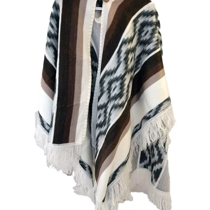 Cape poncho avec capuchon (divers couleurs)