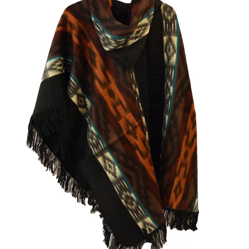 Cape poncho avec capuchon (divers couleurs)