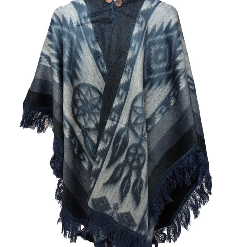 Cape poncho avec capuchon (divers couleurs)