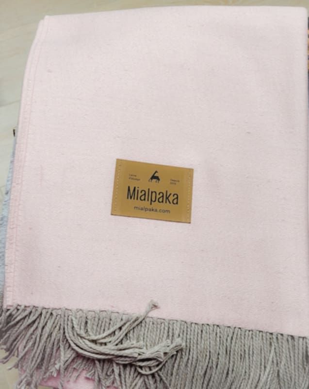Couverture de laine d'alpaga