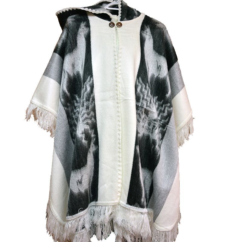 Cape poncho avec capuchon (divers couleurs)