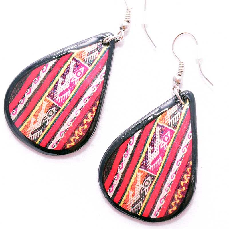 Boucles d’oreilles sur bois (Choix)
