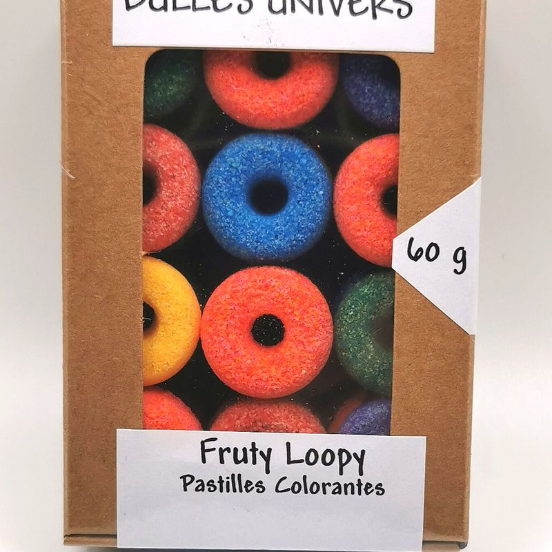Pastilles Colorantes pour le bain - Fruty Loopy