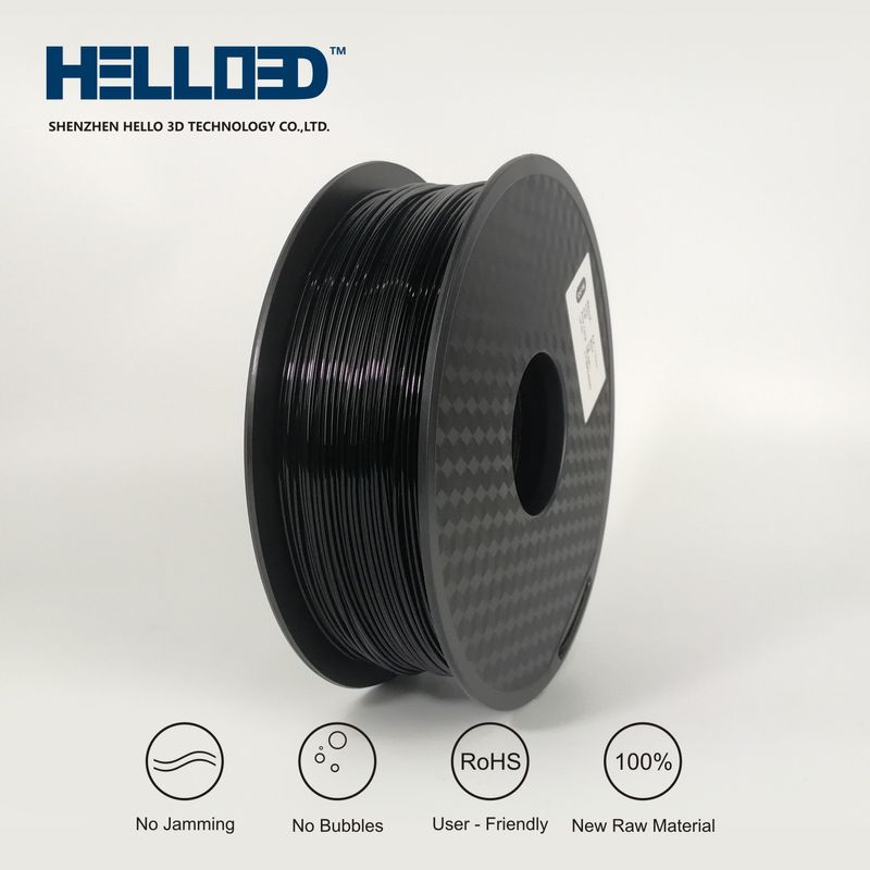 Noir - PLA Filament 3D | HELLO3D de Haute Qualité