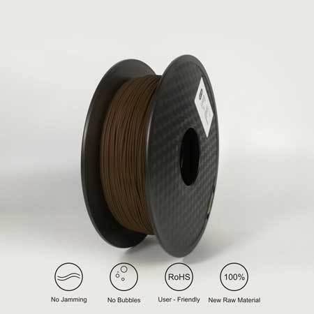 Bois noyer - PLA Filament 3D | HELLO3D de Haute Qualité