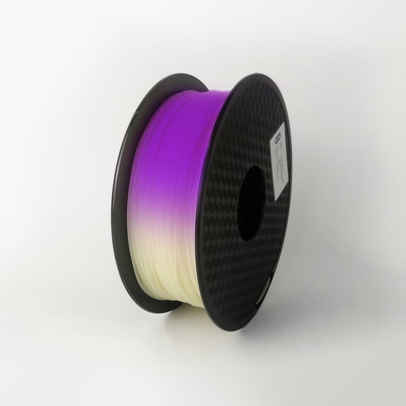 UV Blanc à Mauve - PLA Filament 3D | HELLO3D Haute Qualité