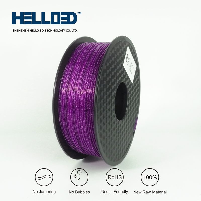 Brillant - Mauve - PLA Filament 3D | HELLO3D de Haute Qualité