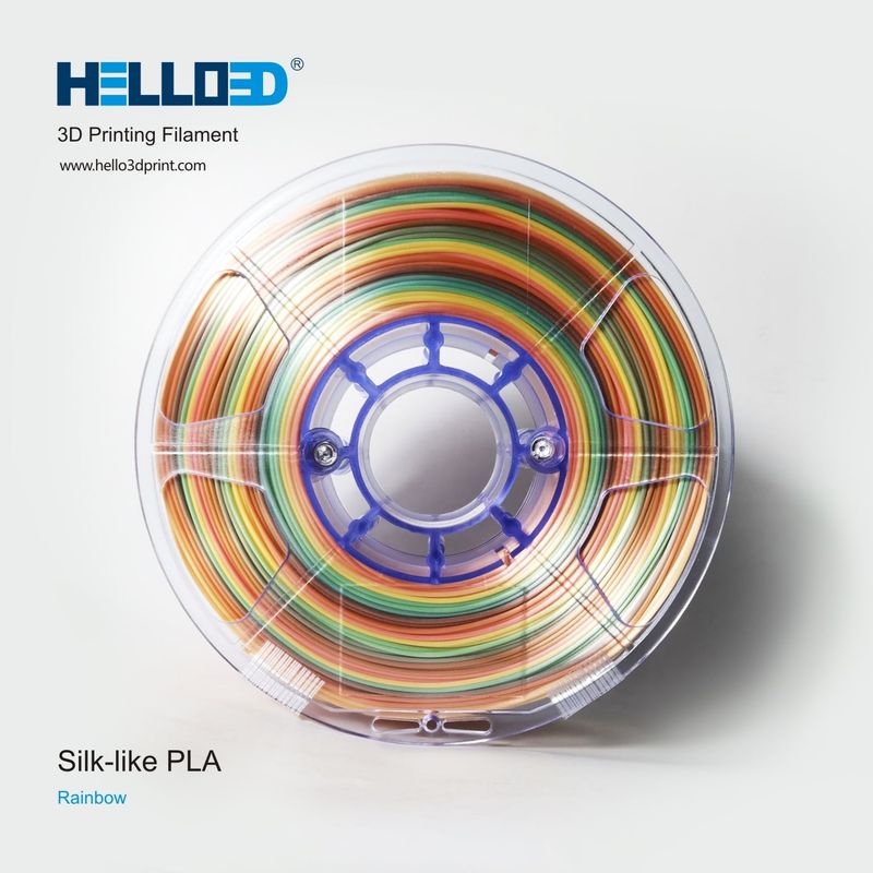 Soyeux - Arc-en-ciel A. - PLA Filament 3D | HELLO3D de Haute Qualité