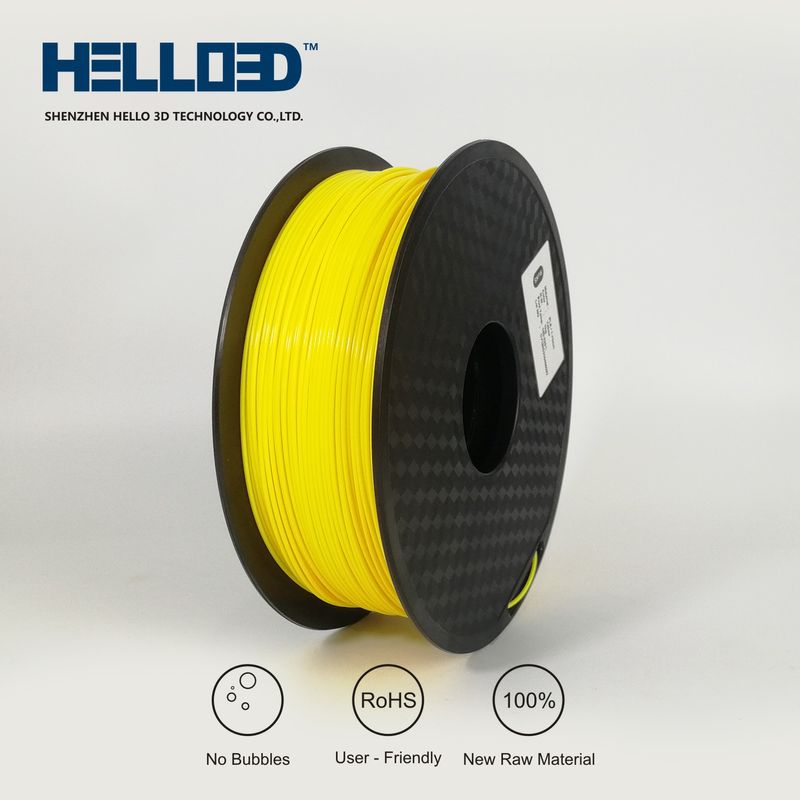 Jaune - TPU Filament 3D | HELLO3D de Haute Qualité