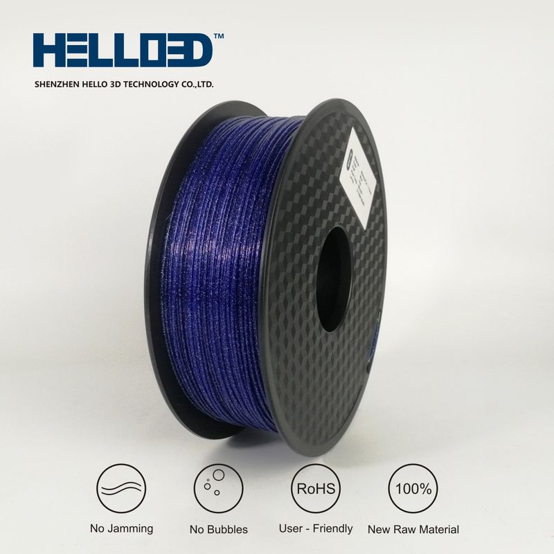 Brillant - Bleu - PLA Filament 3D | HELLO3D de Haute Qualité